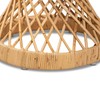 Baxton Studio Seville Modern and Contemporary Natural Finished Rattan End