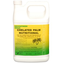 Southern Ag Chelated Palm Nutritional Spray 128 oz. 1 Gallon For Yellowing of Palms