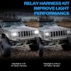 BAOLICY H4 Relay Wiring Harness Kit 1SET for 5x7 7x6