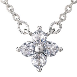 [メイダイ] 磁気ネックレス 肩こり解消 血行促進 ジュエリー 首こり おしゃれ 磁気 磁力 ペンダント 高級 シンプル 磁気ジュエリー (リュクス 磁気ネックレス, クローバー)