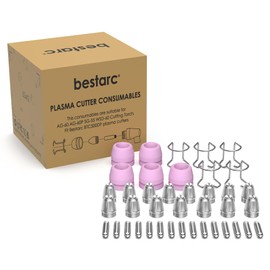 bestarc AG60P Plasma Cutter Consumables Cutting Torch Tip Nozzles 40 pcs Suitable for AG60 WSD60 AG60P BTC500DP BTC650DP