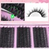 TNFVLONEINS Lash Clusters Wispy Eyelash Clusters Spiky Individual Lashes Clusters