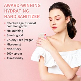 Generic Power Mist Hand Sanitizer, Power Mist Hydrating Spray for Hand, Power Mist Hydrating Hand Sanitizer Spray, Spray Hand Sanitizer Travel Size, hand spray, 500-Sprays Each Multi-Flavor (Mint)