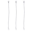 Hibbent 3 Pack Universal Toilet Flapper Chain Replacement Kit,Stainless steel,Including