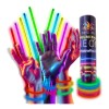 Pack de 100 Pulseras Neón Fosforescentes de 20 cm para