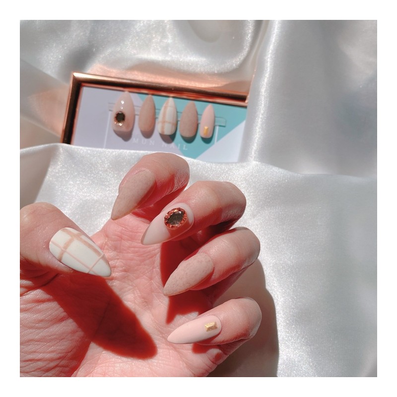 MunNail Cozy Velvet - Round / MunNail 포근벨벳 - 라운드
