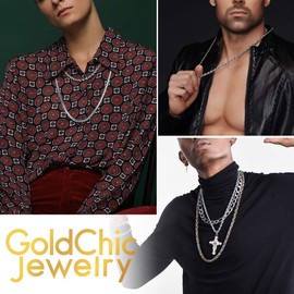 GOLDCHIC JEWELRY 20Inches Twist Link Chains, 6mm Flat Rope Chain Necklace for Women