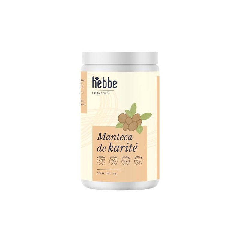 HEBBE Manteca de Karité 1 Kg | Hidratante y Emoliente