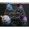 Kinder Lot Of 4 The Smurfs Chiko Surprise Holiday Toys