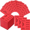 Kosiz 504 Sheets 5 Bid Raffle Ticket with Different Numbers