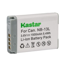 Kastar 4-Pack NB-13L Battery and LCD AC Charger Compatible with Canon NB-13L NB13L, NB-13LH NB13LH Battery, Canon CB-2LH, CB-2LHE, CB-2LHT Charger, Canon PowerShot SX740 HS, SX720 HS, SX730 HS Cameras
