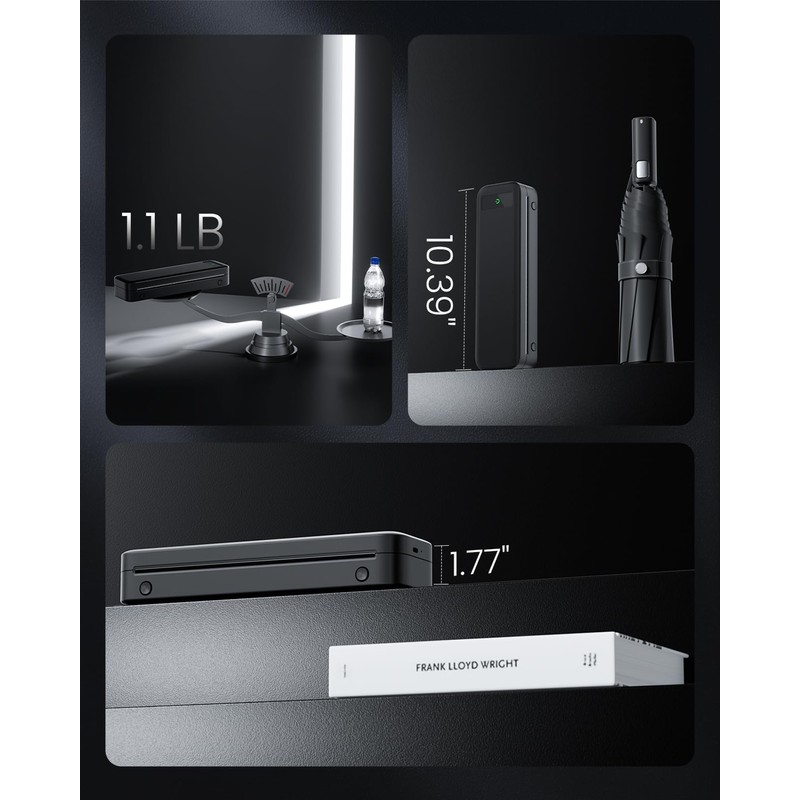 Portable Printers Wireless for Travel, Inkless Thermal Printer, Small Bluetooth