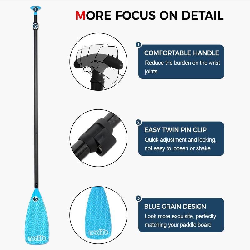 LINGVUM SUP Paddleboard Paddle, Adjustable Stand-Up Paddle Board Paddle