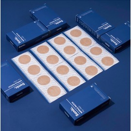 Sonic Men’s Nipple Patches – Sweatproof Chest Guards | 30 Count | 37mm Hypoallergenic & Skin-Friendly | Anti-Chafing Undershirt Alternative for White T-Shirts, Dress Shirts, Running, Gym, Work