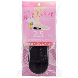 [コロンブス] シークレットインソール インヒール カカトフィットアップ レディース ブラック 2.5cm