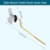 Universal Metal Side Mount Toilet Handle Replacement Kit Compatible with