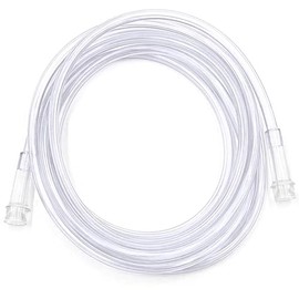 ResOne 50Ft Clear Oxygen Supply Tubing, Crush Resistant, Standard Connectors