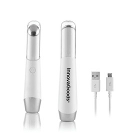 InnovaGoods® Electric Eye Massager, Anti-Wrinkle and Anti-Aging Eye Massager, Eye Bag Massager, Dark Circles Massager with Phototherapy, Thermotherapy