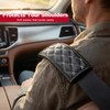2 PCS Car Seat Belt Cover Pads, Soft Leather Safety