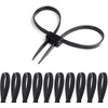 20 Pack 250 lbs Black Disposable Heavy Duty Nylon Double