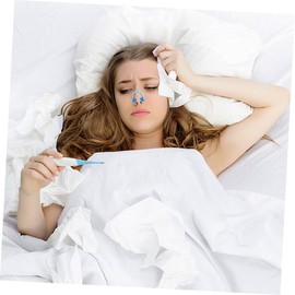 PACKOVE 16Pcs Nose Clips Comfortable Nose Stoppers for Breathing Training Household Nosebleed Relief Non Slip Design for Adults for Home School Playground