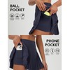 baleaf Pleated Tennis Skirt for Women with Shorts High Waisted