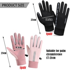 DKDDSSS Kids Cycling Gloves, Winter Gloves Thermal Boys Girls, Windproof Anti-slip Cycling Gloves, Thermal Gloves Womens, Driving Gloves for Men, For Cycling Running Riding