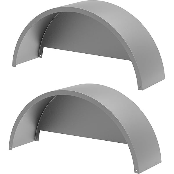2 Pack Single Axle Trailer Fenders - Fits 14' to