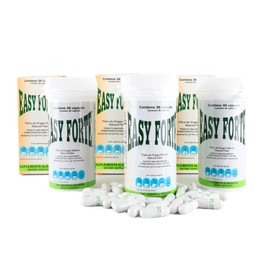 Easy Forte by Easy Figure | 3-Pack Natural Fiber Capsules | Fibra Natural en Cápsulas | 90 Count