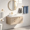 5Pcs Brushed Gold Bathroom Hardware Set, 24in Towel Bar Holder