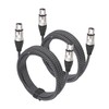 DETAME 15FT 3-Pin XLR Female to Female Microphone Cable,XLR Female