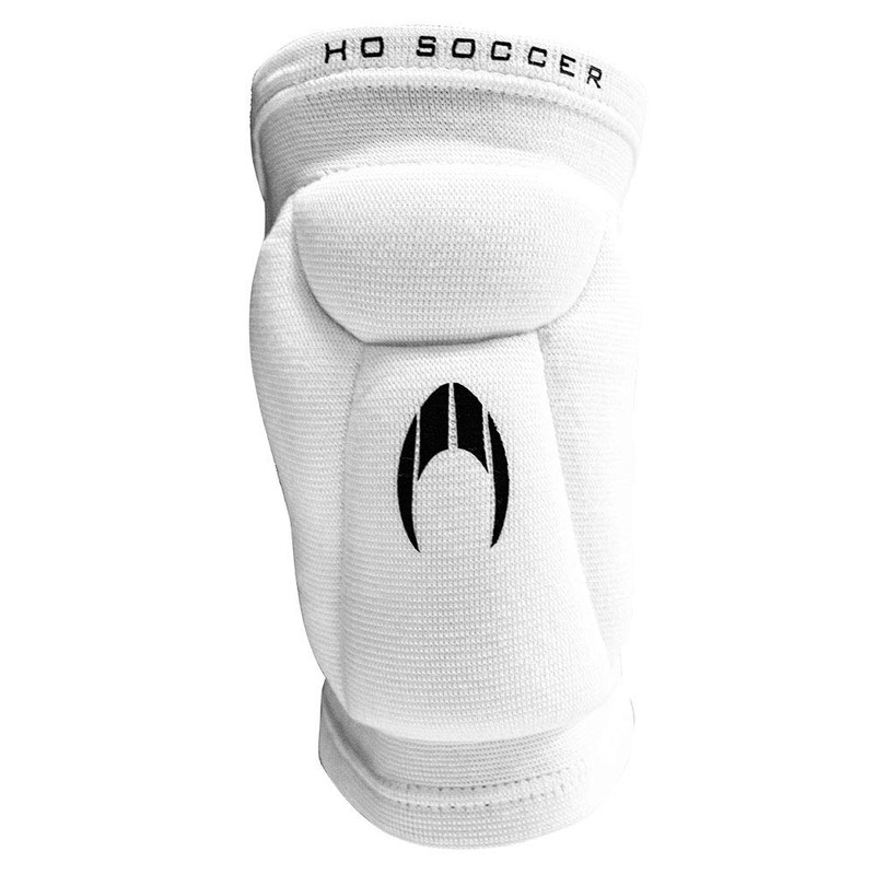 HO Soccer Atomic White Sport Knee Pads, White, M