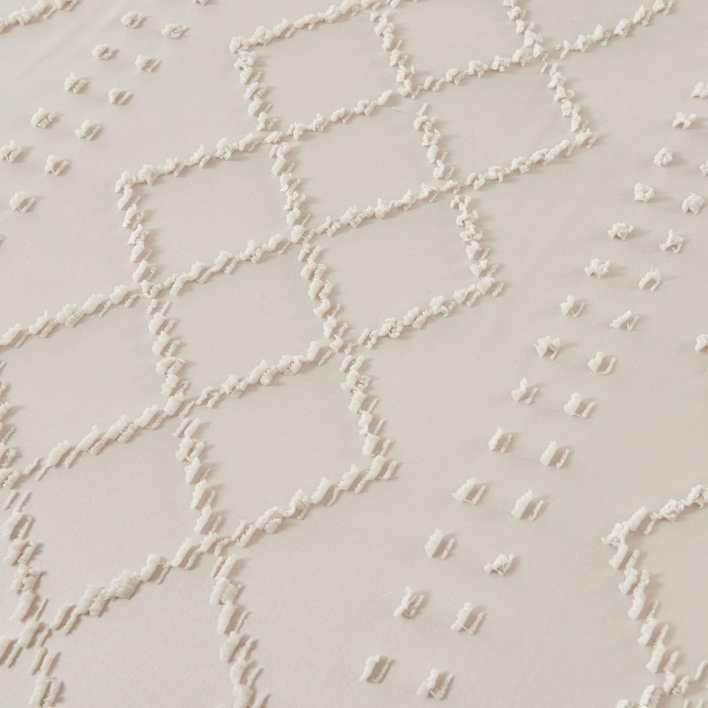 YASMENG Boho Bed Linen 135 x 200 cm Beige Tufted