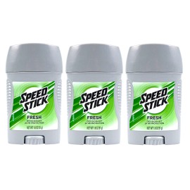 Speed Stick 24 Hr Protection Men's Deodorant Fresh All Skin Typ 1.8 Oz (3 Pack)