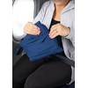 Brookstone Travel 2-1 Ultra Soft Jersey Knit Travel Blanket with