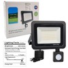 HANNAHONG LED Flood Light Outdoor,6500K Security Lights, Plug in Motion