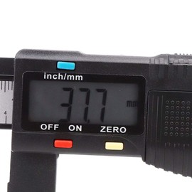 Digital Vernier Caliper, 150 mm 300 mm Electronic Digital Caliper with Large LCD Screen, Digital Carbon Ruler Caliper with Long Jaw Vernier Caliper Measuring Tool (150 mm