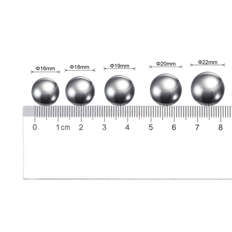 sourcing map Pack of 10 20 mm Carbon Steel Storage