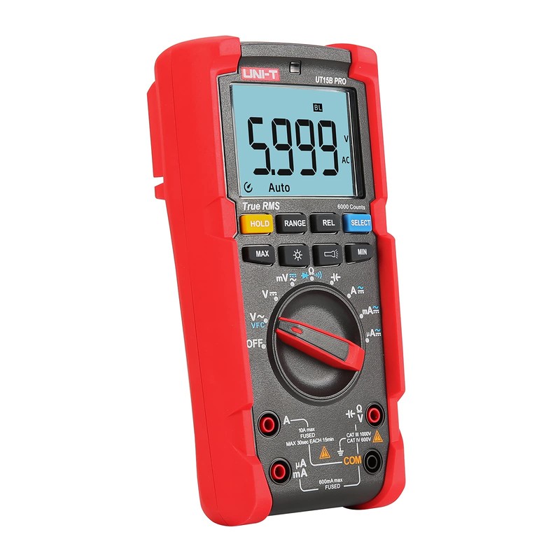 UNI-T UT15B Pro Multi Meter, AC/DC Current AC/DC Voltage Handheld