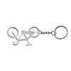 Sportigo ® Bicycle Keyring with Bottle Opener in Silver /