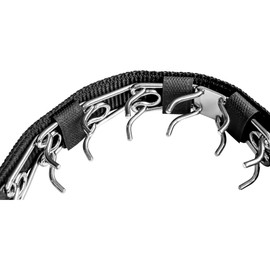 Herm Sprenger Black Nylon Cover for Ultra-Plus Pinch Dog Collar for Small Medium Large Dogs Durable Protector for Dog Training Prong Collar (15.5in (39.5cm))