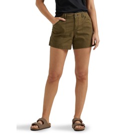 Lee Women's Legendary Carpenter Short, Olive Night, 8