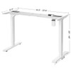 yoyomax Electric Standing Desk, Standing Computer Desk, Durable Premium Steel