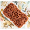 Nordic Ware Wildflower Loaf Pan, 6-Cup, Toffee