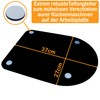 Sliding board made of acrylic, glossy white, 37 x 27