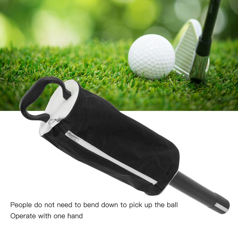 Golf Balls Pickup Bag Golf Ball Retriever with Detachable Plastic