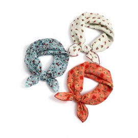 STARWHISPER Multicolored 22''x22'' Cotton Bandana for Women and Men Multi-purpose Headband Hair Scarf Protective Coverage (T4)