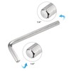 uxcell 1/4" Hex Key Wrench, L Shaped CR-V Repairing Tool