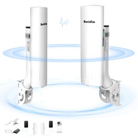 Outdoor IP65 Waterproof Point to Point Internet Wireless Long Range Transmission for Starlink Gen 3 Router, Starlink WiFi Extender, 5.8GHz 3KM 1000Mbps with 18dBi High Gain Antenna, 2 Pack