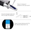 AUTOUTLET Honey Baume Refractometer, 58-90% Brix Scale & 12-27% Honey
